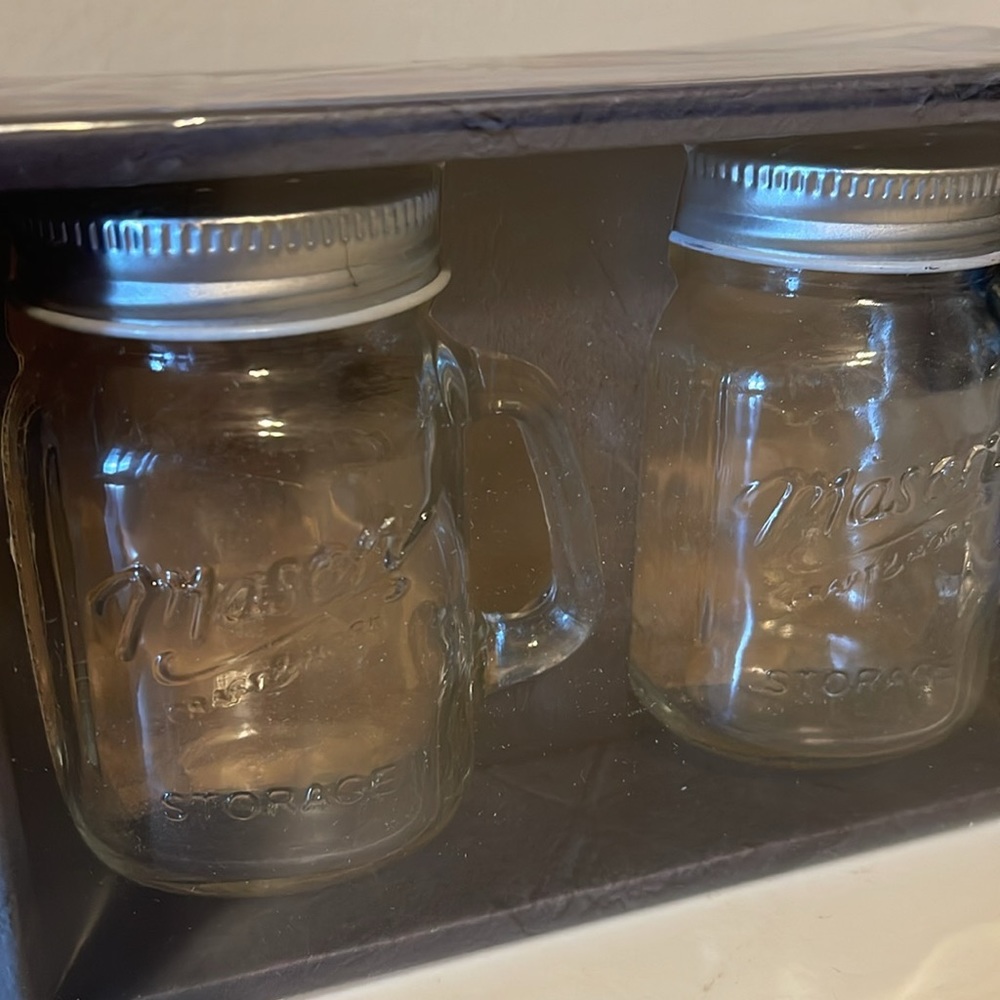 MASON JAR Salt and Pepper Shakers - Picture 2 of 6